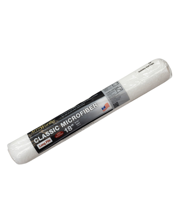 Arroworthy Classic Microfiber Paint Roller Refill - Long Pile - 18" (Pole)