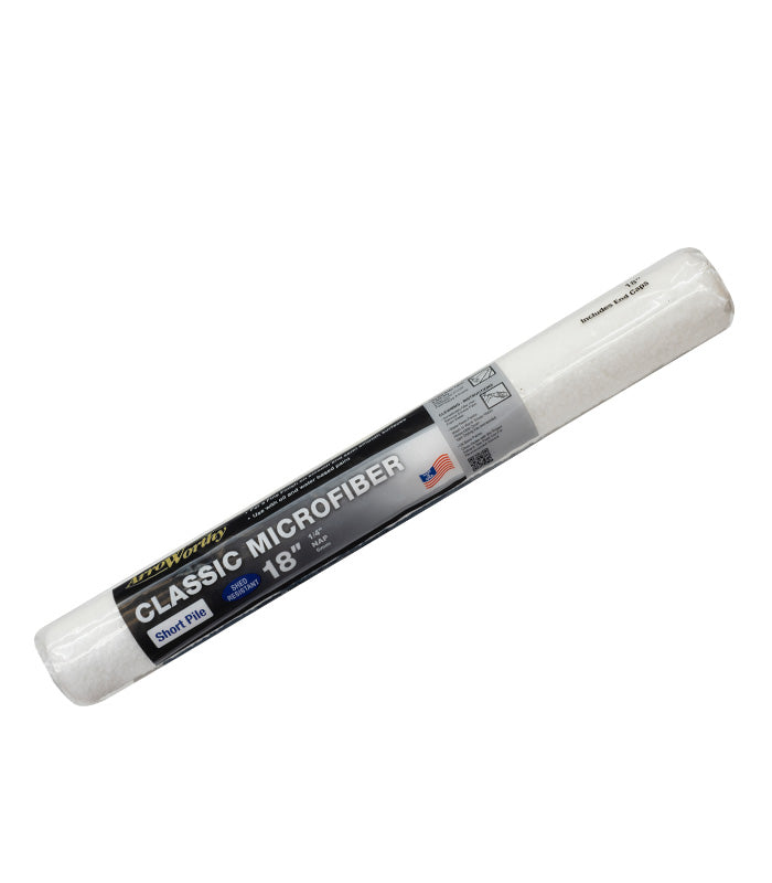Arroworthy Classic Microfiber Paint Roller Refill - Short Pile - 18" (Pole)