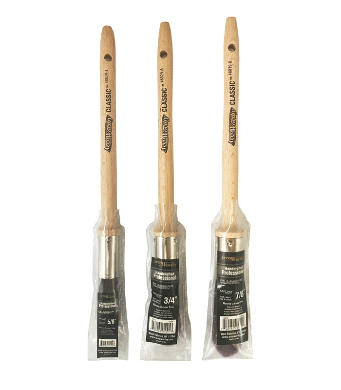 Arroworthy Classic Semi Oval Round Sash Paint Brush
