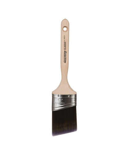 Arroworthy Classic Long Handle Semi Oval Angled Brush - 2.5 Inch