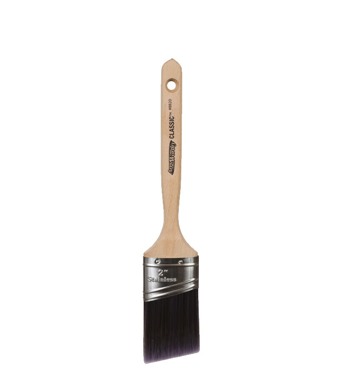 Arroworthy Classic Long Handle Semi Oval Angled Brush - 2 Inch