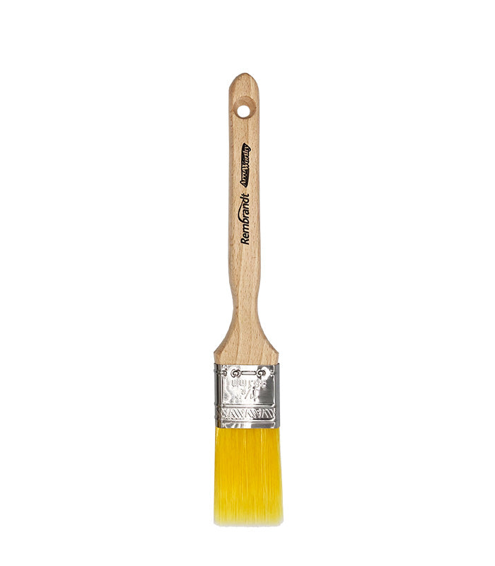 Arroworthy Rembrandt Long Handle Straight Cut Flat Sash Paint Brush - 1.5"