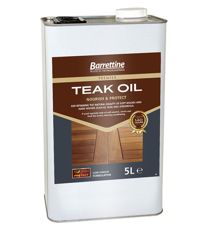 Barrettine Teak Oil -- 5 Litre
