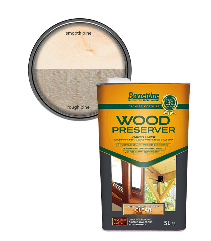 Barrettine Wood Preserver - Clear - 5L