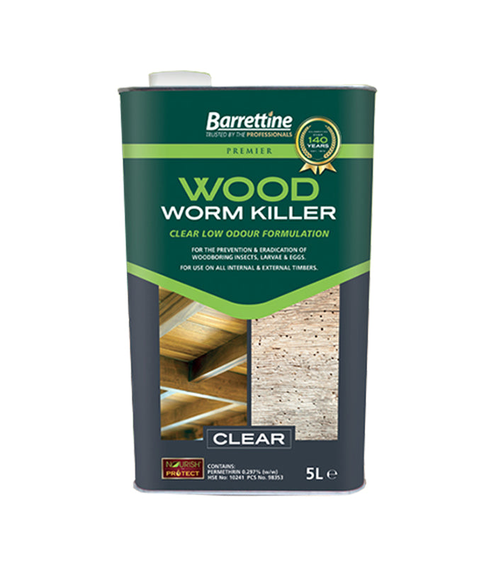 Barrettine Solvent Woodworm Treatment - 5L