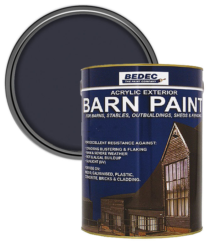 Bedec Barn Paint - Matt - Anthracite Grey (RAL 7016) - 5L