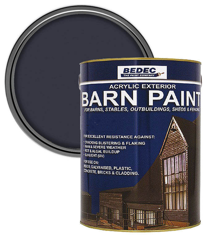Bedec Barn Paint - Satin - Anthracite Grey (RAL 7016) - 5L