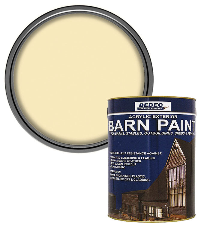 Bedec Barn Paint - Semi-Gloss - Country Cream - 2.5L