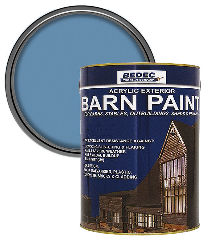 Bedec Barn Paint - Semi-Gloss - Eucalyptus - 5L