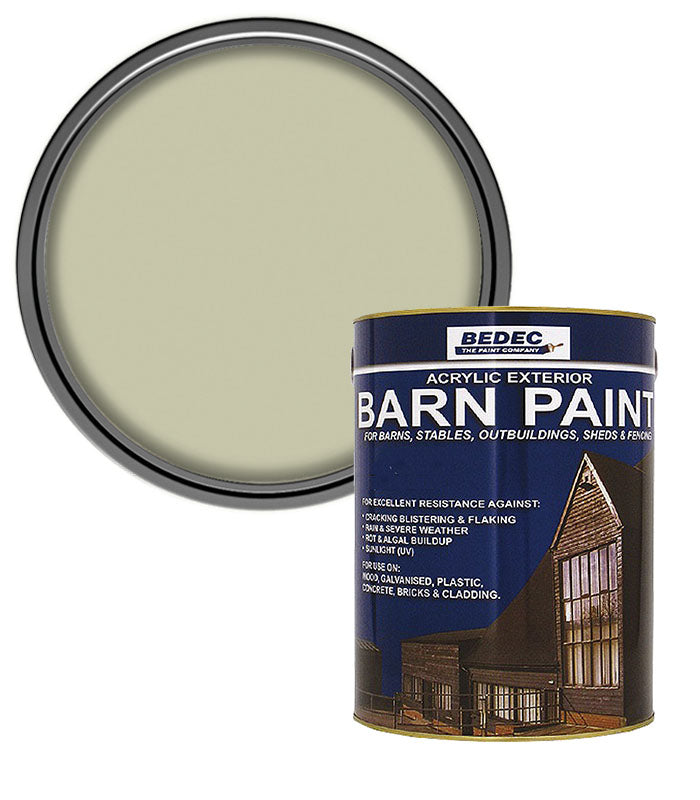 Bedec Barn Paint - Semi-Gloss - French Grey - 5L