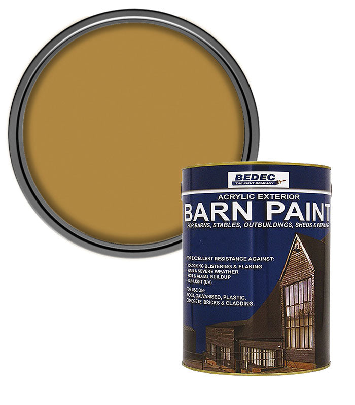 Bedec Barn Paint - Semi-Gloss - Solid Pine - 2.5L