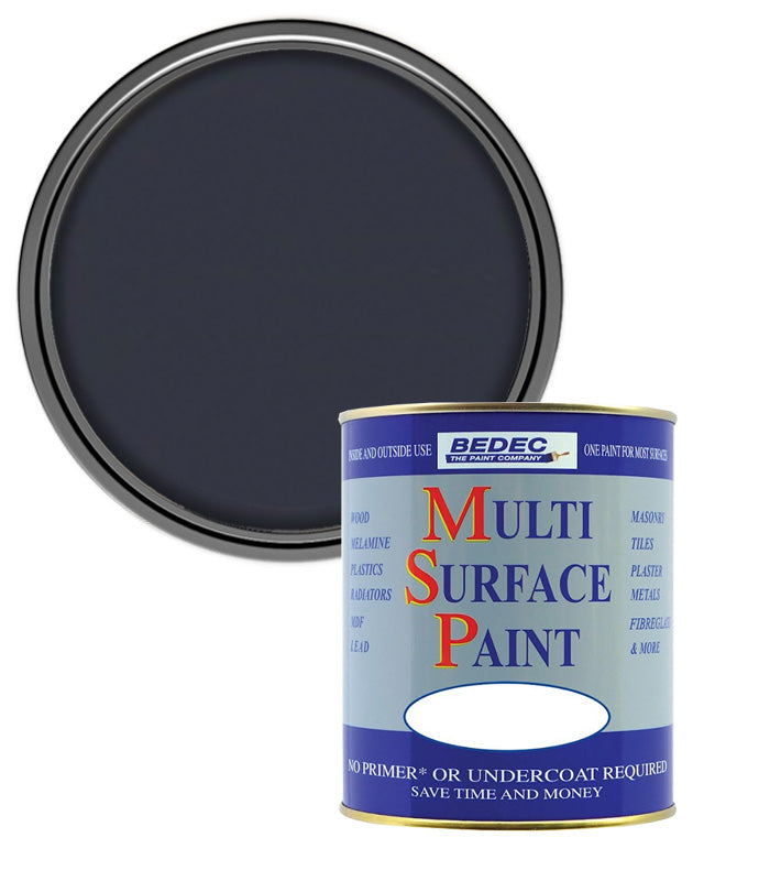 Bedec Multi Surface Paint - Matt - Anthracite - 750ml
