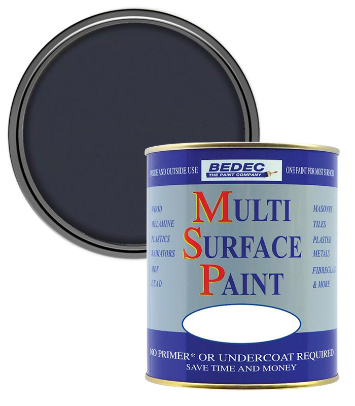 Bedec Multi Surface Paint - Satin - Anthracite - 2.5L