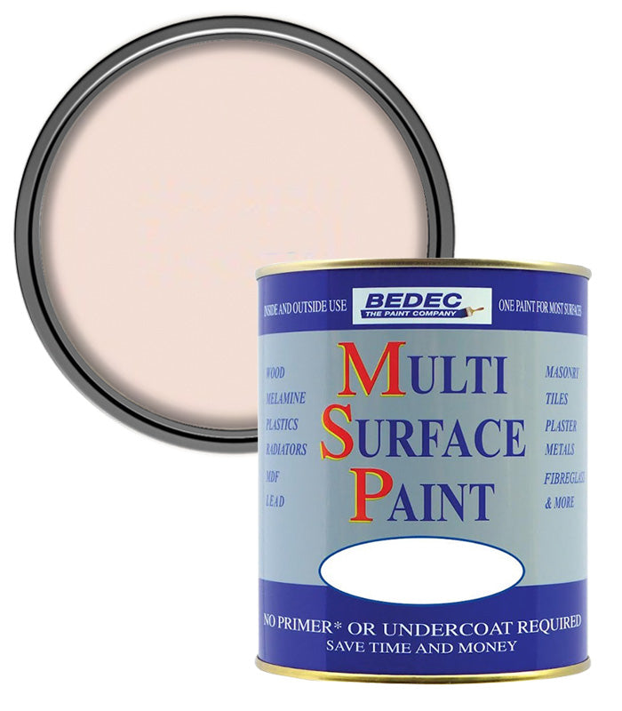 Bedec Multi Surface Paint - Satin - Blush - 2.5L