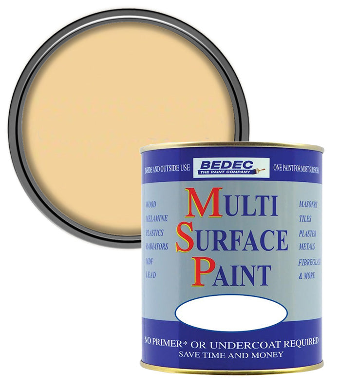 Bedec Multi Surface Paint - Satin - Butterscotch - 2.5L