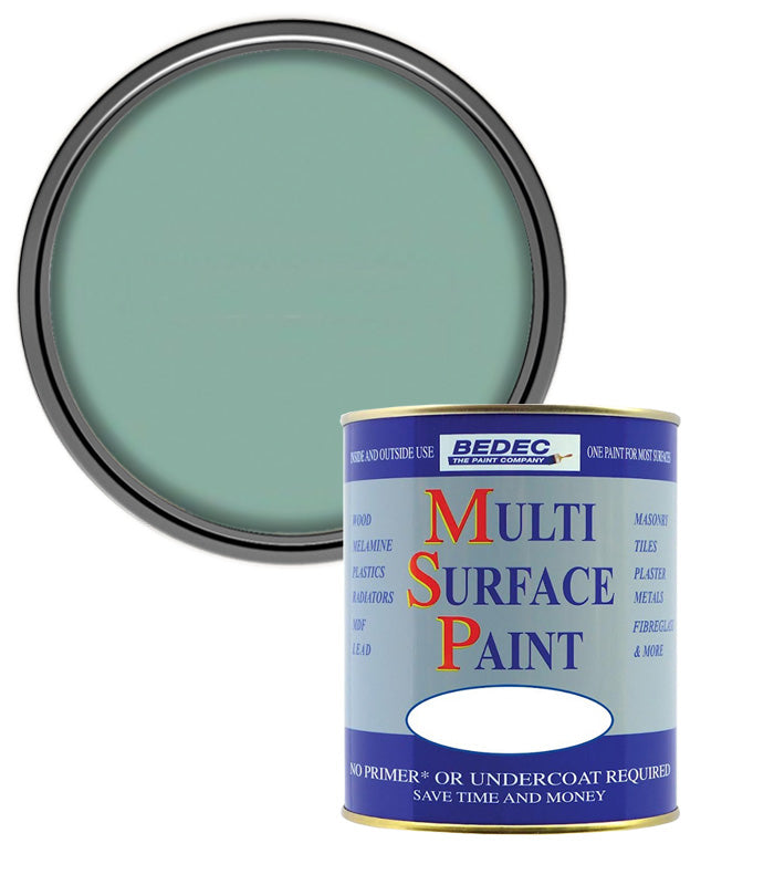 Bedec Multi Surface Paint - Satin - Evergreen - 750ml