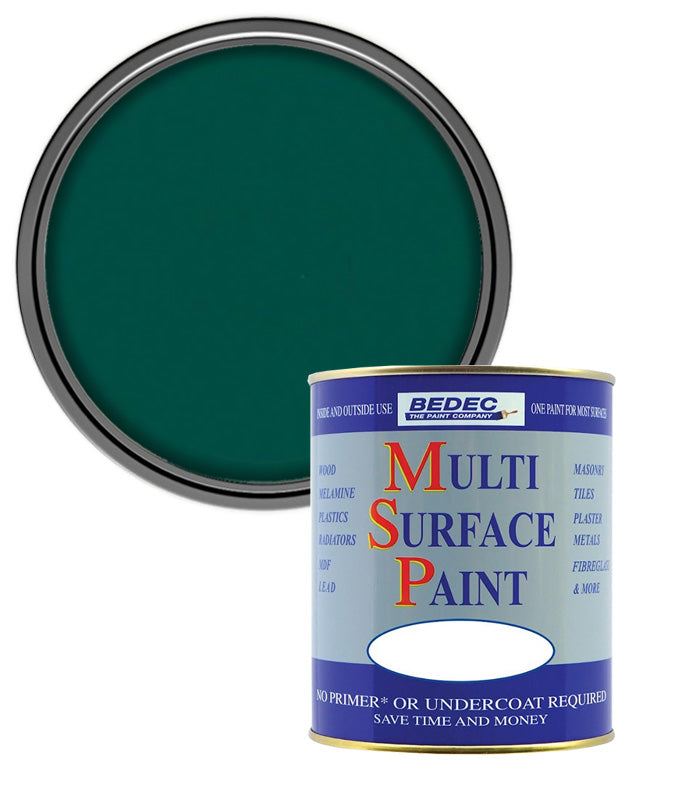 Bedec Multi Surface Paint - Satin - Holly - 750ml