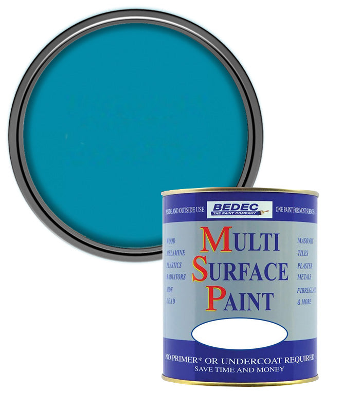 Bedec Multi Surface Paint - Satin - Jade Silk - 750ml