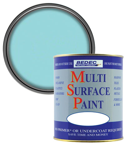 Bedec Multi Surface Paint - Satin - Lagoon - 2.5L