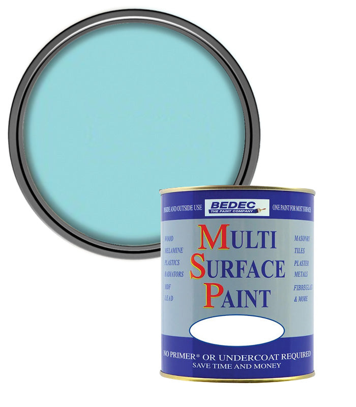 Bedec Multi Surface Paint - Satin - Lagoon - 750ml
