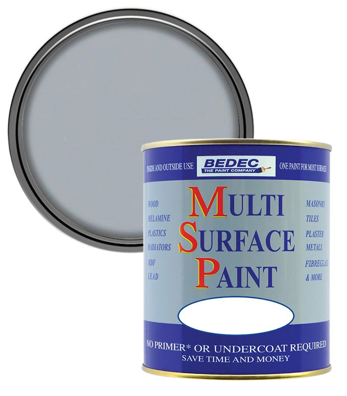 Bedec Multi Surface Paint - Satin - Light Grey - 2.5L