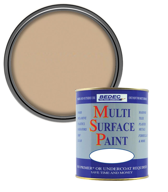 Bedec Multi Surface Paint - Satin - Mushroom - 750ml