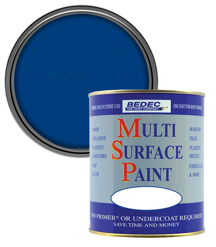 Bedec Multi Surface Paint - Satin - Oxford Blue - 2.5L