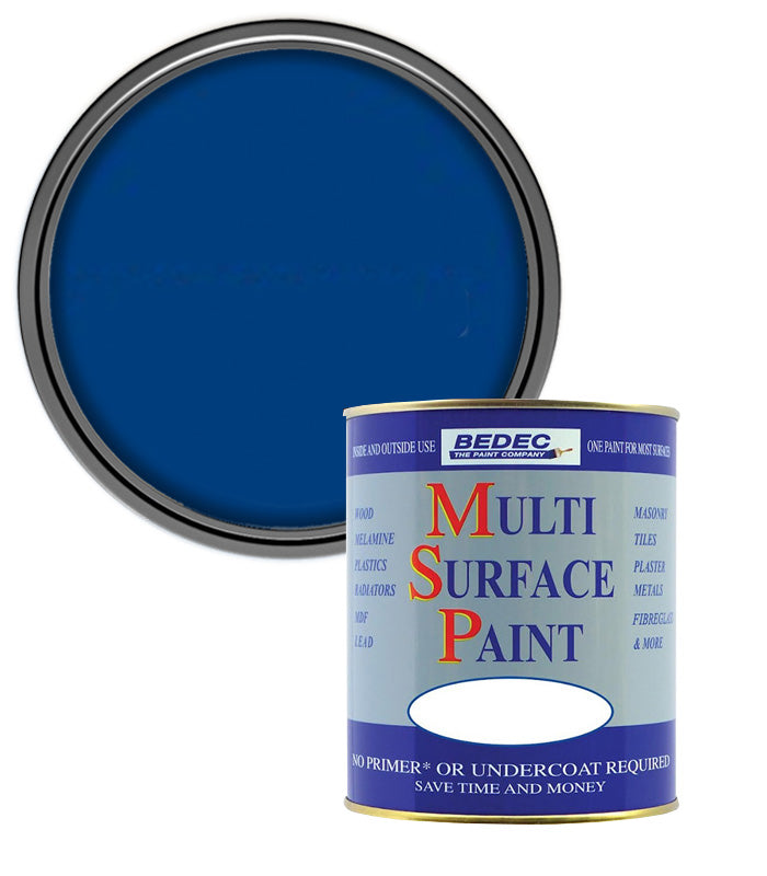 Bedec Multi Surface Paint - Satin - Oxford Blue - 750ml