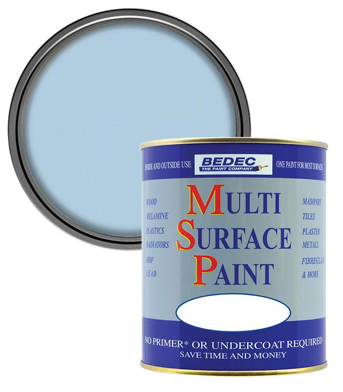 Bedec Multi Surface Paint - Satin - Powder Blue - 2.5L