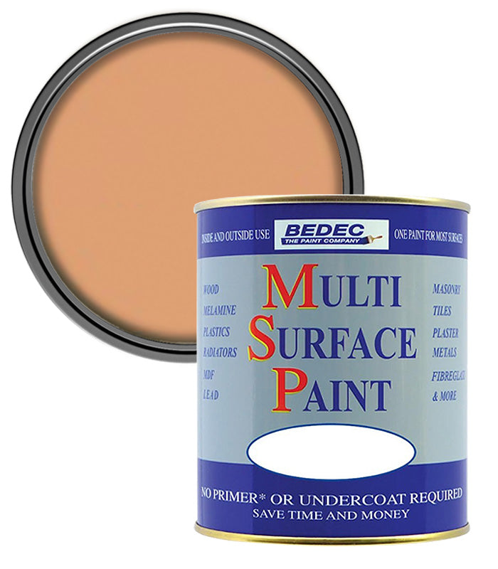 Bedec Multi Surface Paint - Satin - Soft Clay - 2.5L