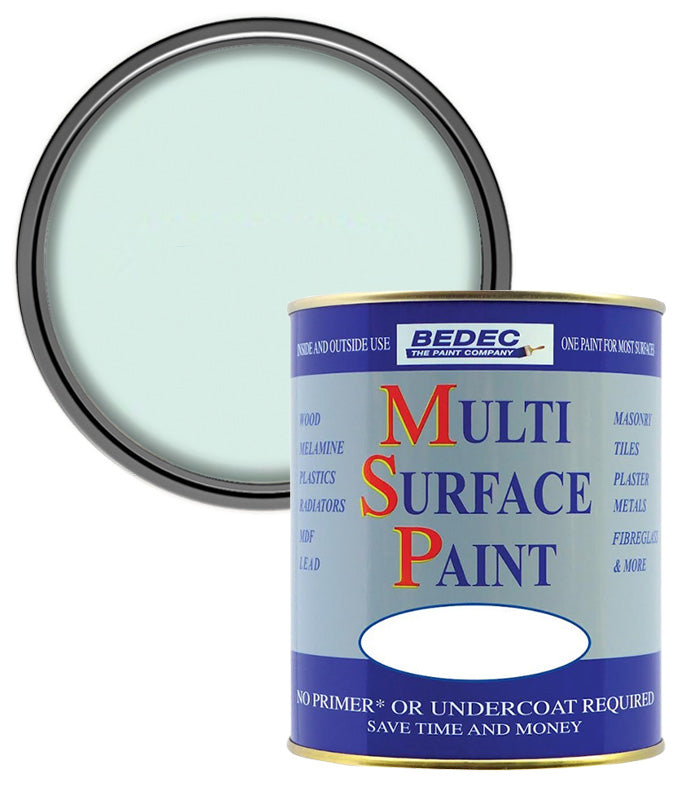 Bedec Multi Surface Paint - Satin - Soft Mint - 2.5L