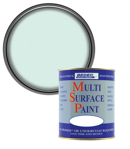 Bedec Multi Surface Paint - Satin - Soft Mint - 750ml