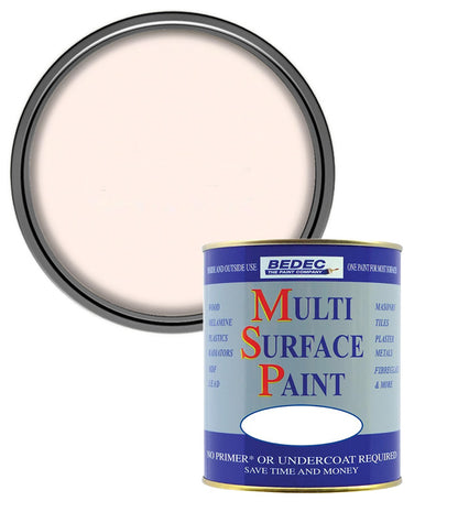 Bedec Multi Surface Paint - Satin - Soft Pink - 750ml