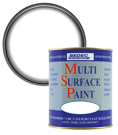 Bedec Multi Surface Paint - Matt - Soft White - 2.5L