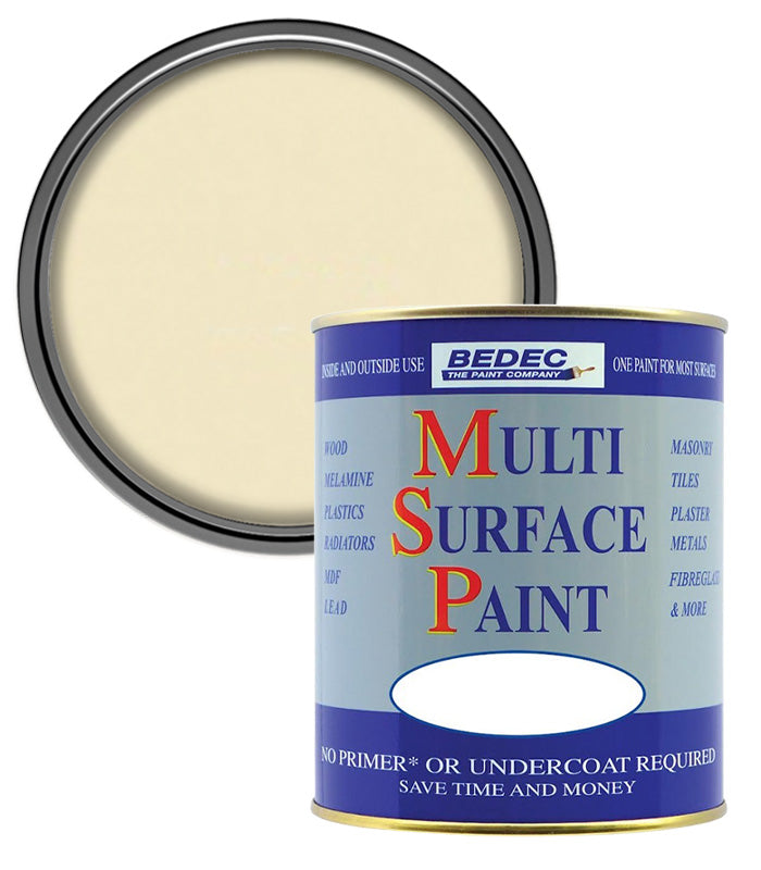 Bedec Multi Surface Paint - Satin - Stone - 2.5L