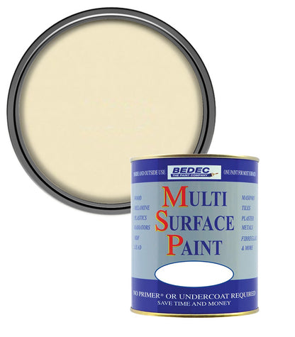 Bedec Multi Surface Paint - Satin - Stone - 750ml