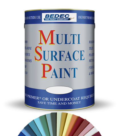 Bedec Multi Surface Paint - Matt - 5L - Tinted Colour Match