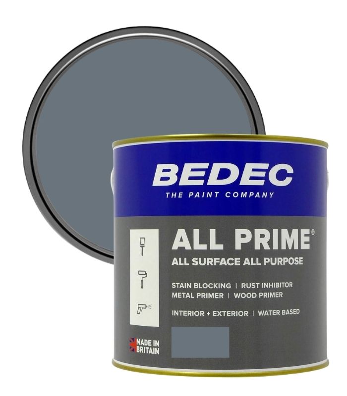 Bedec All Prime Paint - Dark Grey - 5 Litres