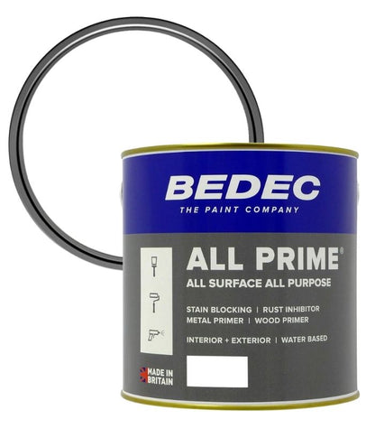 Bedec All Prime Paint - White - 5 Litres