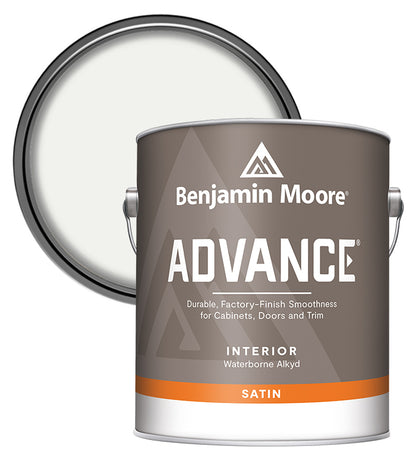Benjamin Moore Advance Satin - Super White - Gallon 3.78L