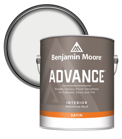 Benjamin Moore Advance Satin - White - Gallon 3.78L