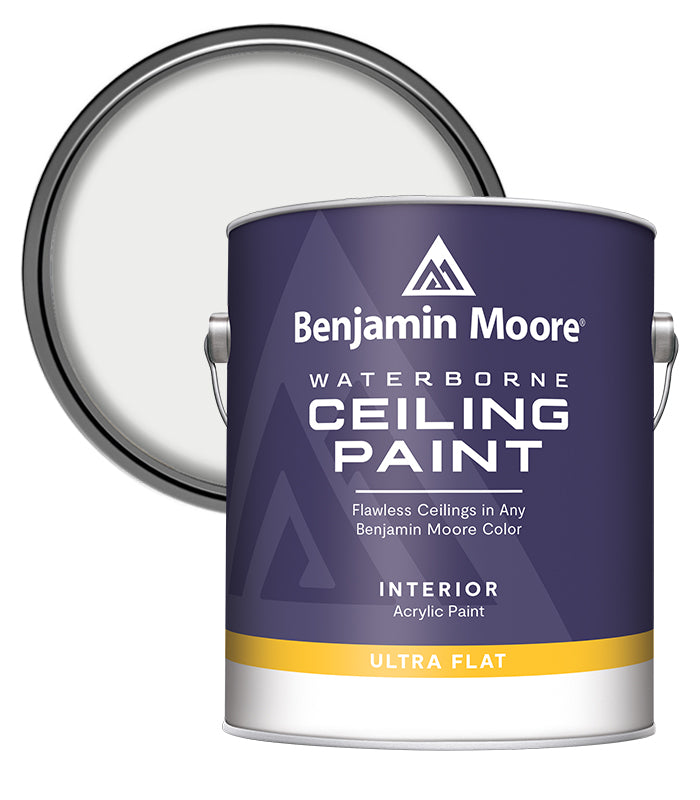 Benjamin Moore Ceiling Paint Ultra Flat - White - Gallon 3.78L