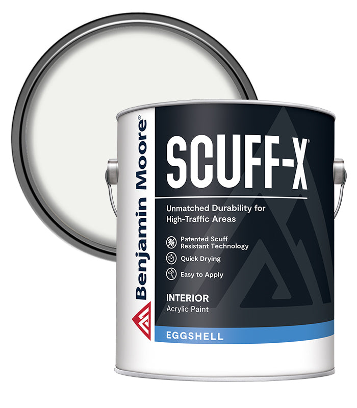 Benjamin Moore Scuff-X Eggshell - Super White - Gallon 3.78L