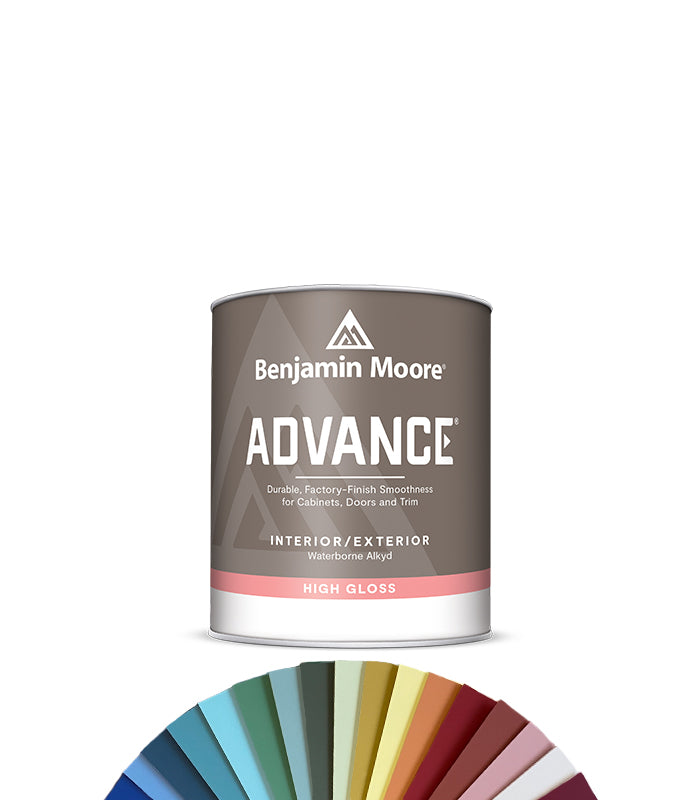 Benjamin Moore Advance High Gloss - Quart 0.94L - Tinted Mixed Colour