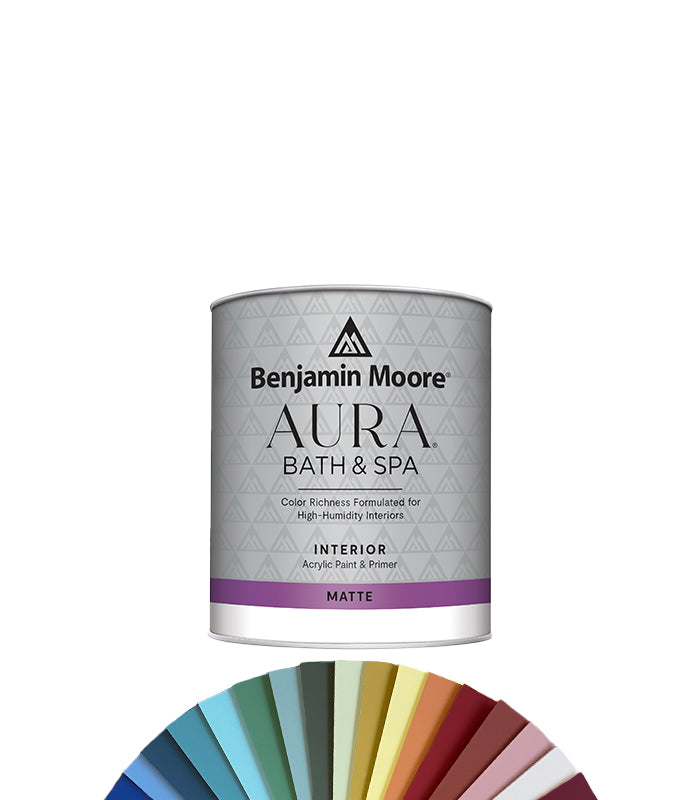 Benjamin Moore Aura Bath & Spa - Quart 0.94L - Tinted Mixed Colour