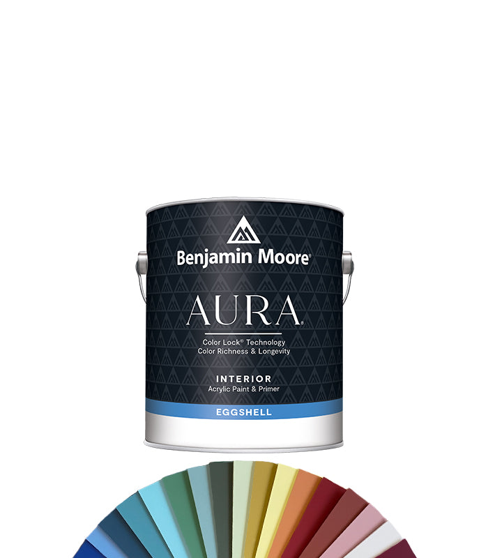 Benjamin Moore Aura Eggshell - Quart 0.94L - Tinted Mixed Colour
