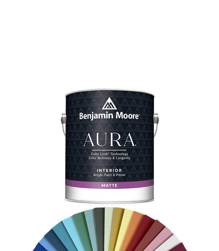 Benjamin Moore Aura Matte - Quart 0.94L - Tinted Mixed Colour