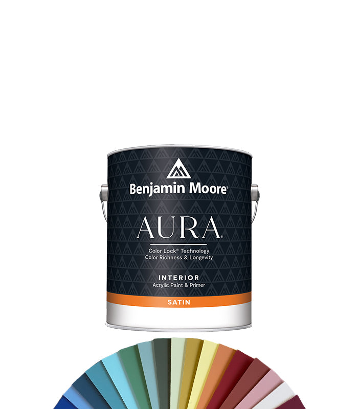 Benjamin Moore Aura Satin - Quart 0.94L - Tinted Mixed Colour