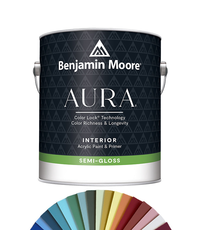 Benjamin Moore Aura Semi Gloss - Gallon 3.78L - Tinted Mixed Colour