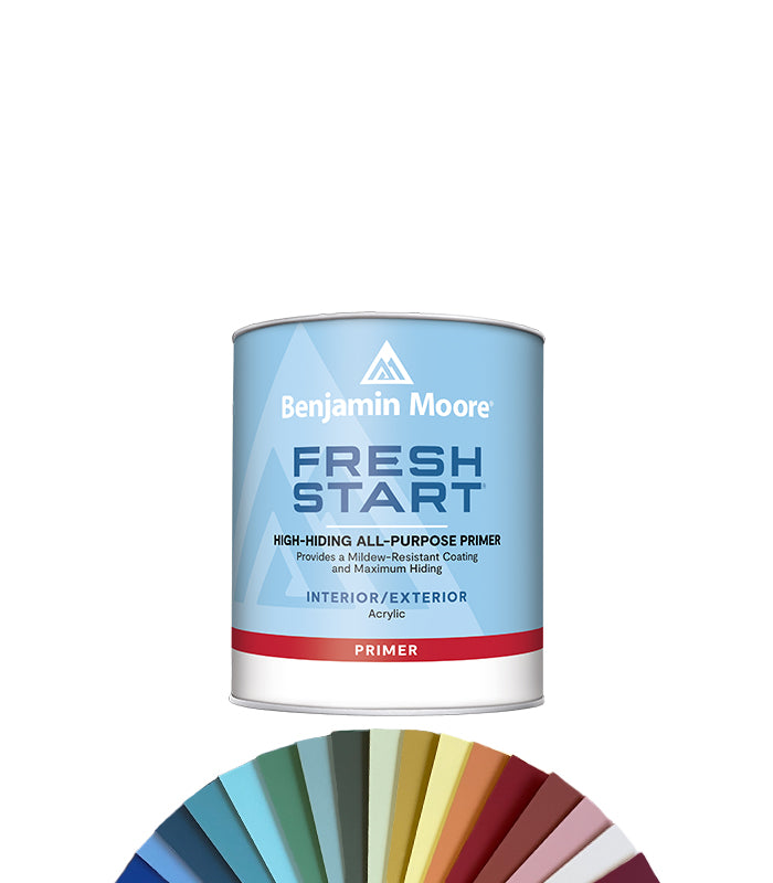 Benjamin Moore Fresh Start High Hiding Primer - Quart 0.94L - Tinted Mixed Colour